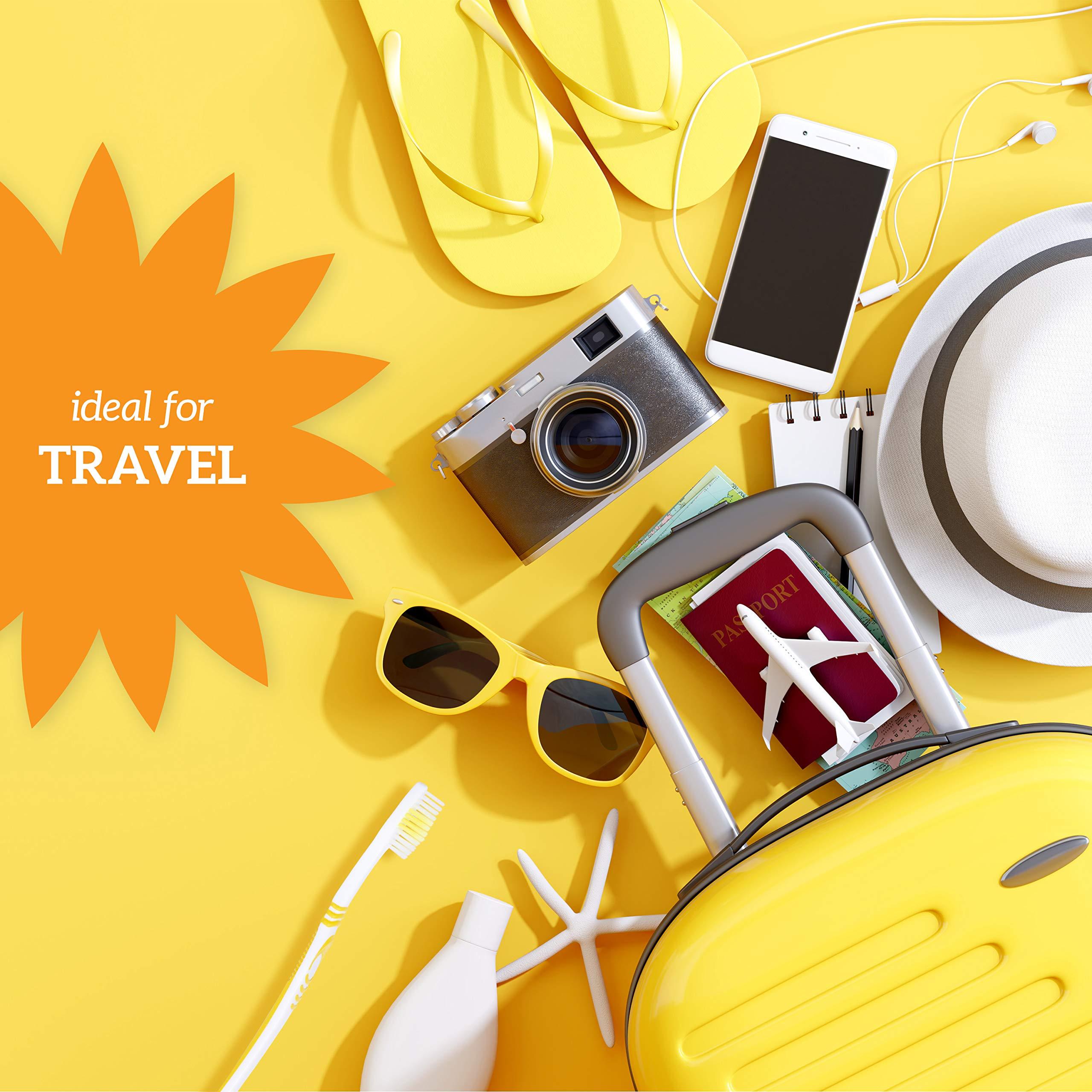 Lingito 25 Bulk Toothbrushes | Individually Wrapped | Manual Disposable Travel Toothbrush Set for Adults or Kids | Made with a Medium-Soft Large Head | Multi-Color | Travel Toiletry Oral Set