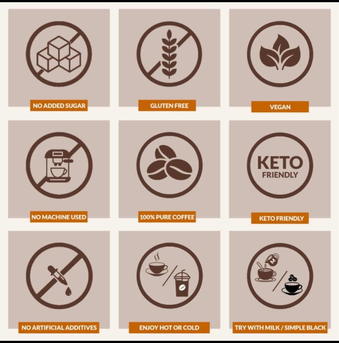 The Wandering Bean The Wandering Bean Blend Rich & Smooth French Vanilla Instant Coffee (40 Grams) Gift Festive, Best Gift Hamper