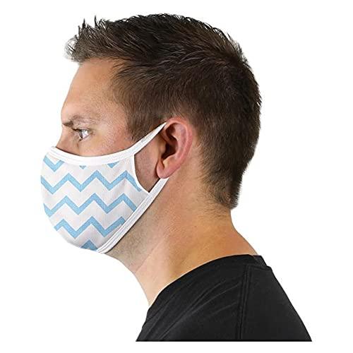 Linenaffairs Pure Muslin Cloth Mask Washable Fabric Reusable Light Weight & Comfortable Multi Printed 4 layer Men and Women (Assorted Designs, Pack of 50)