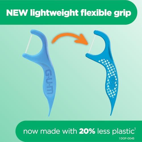 Gum Sunstar 888JC GUM Advanced Care Flossers, Fresh Mint, Vitamin E & Fluoride, 150 Count (packaging may vary)