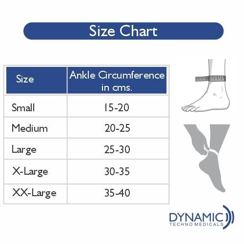Dyna Dyna Comfort Ankle Binder (X-Large(For ankle circumference of 30-35 cm))