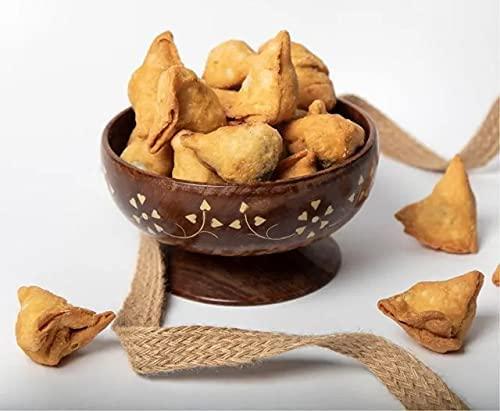 90's MILL Mini Samosa Namkeen Tasty Crispy Samosa Delightful Ready to Eat Snacks , 300gm