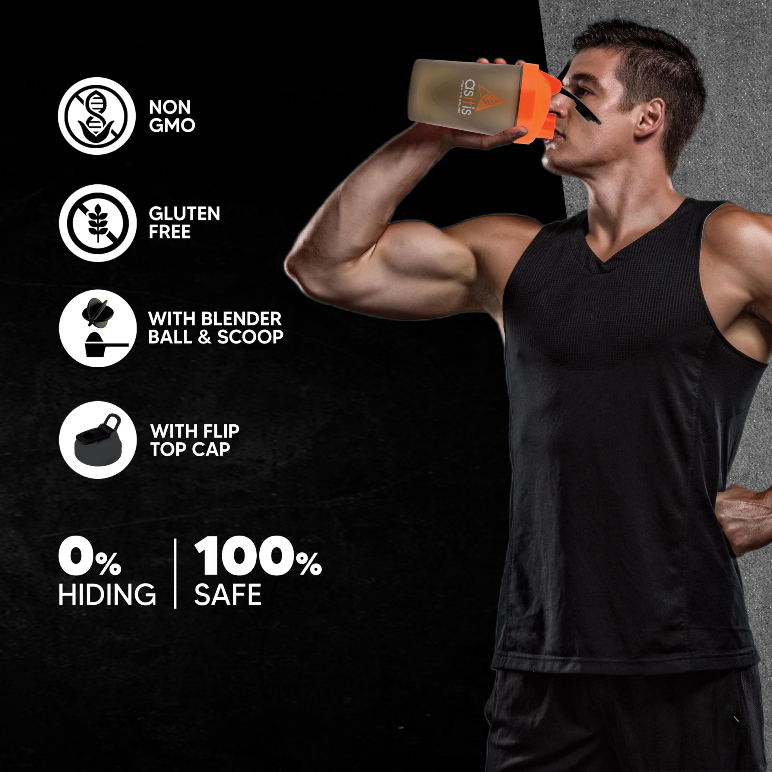 Asitis Nutrition AS-IT-IS Nutrition Whey Protein Concentrate 80% Unflavoured, Labdoor Certified (Whey+Shaker) 1000 gm