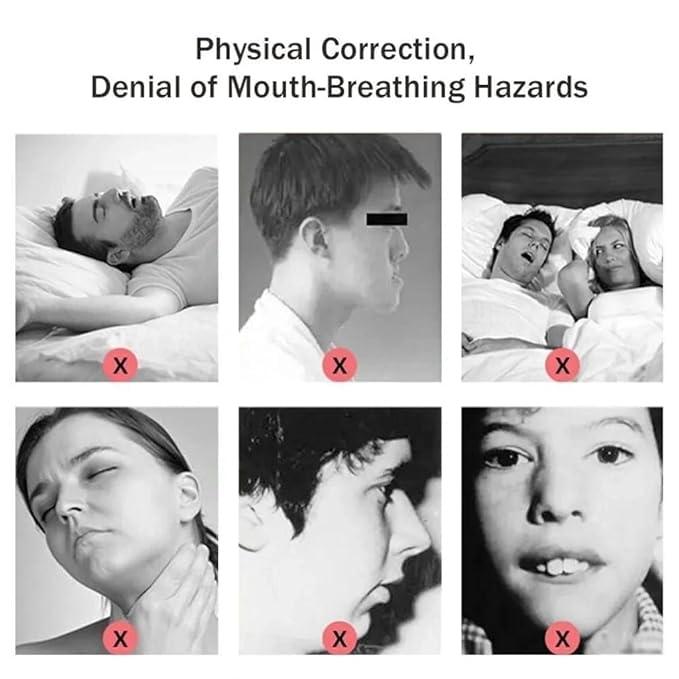 JAMBUVANTI JAMBUVANTI 30 Pcs Mouth Tape for Kids Sleeping and Reduced Snoring Tapes Anti Snoring and Less Mouth Breathing Gentle Mouth Tape for Kids multicolor