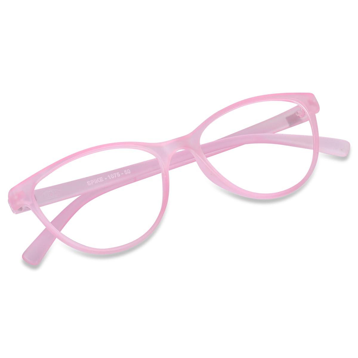 Roshfort Roshfort Unisex Blue Light Blocking Glasses Featuring Ultra-Durable TR90 Frames! Shield Your Eyes from Digital Strain With Customize Your name Signature Metal Pen (Pink, C-2)