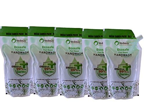 Vedmay Herbals Vedmay Herbals, Ecosafe Hand Wash (Pack of 5, Neem)