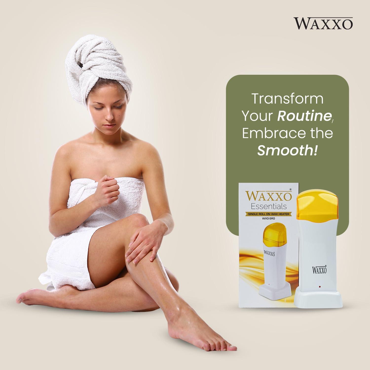 Waxxo Waxxo Women, Roll-On Depilatory Wax Heater - White | Fast Heating Capacity For 100Ml Hair Removal Refills