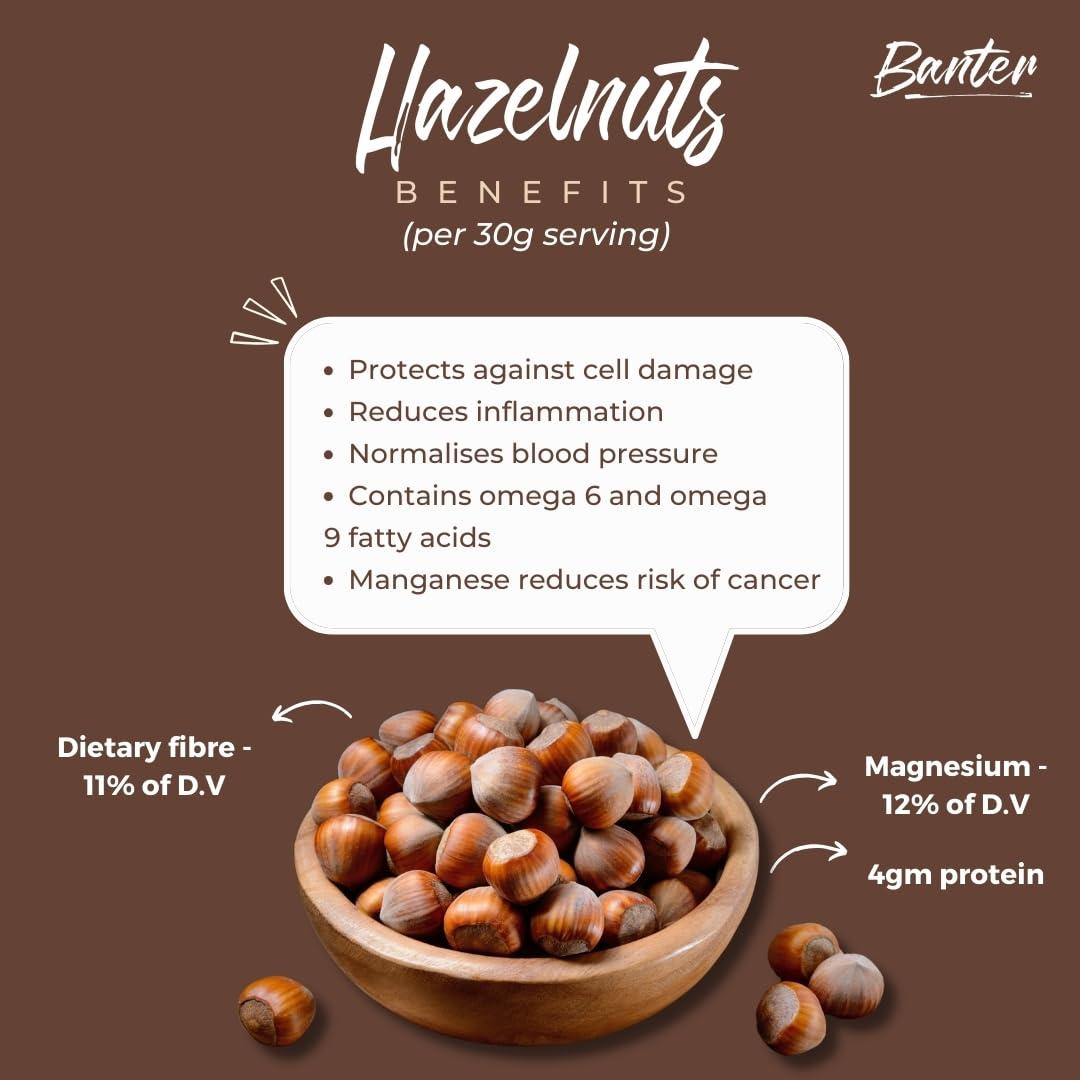 Banter Banter Guilt-Free Goodness With 100% Natural Hazelnut Newtella-Unsweetened And Vegan-Friendly High Protein In Every Bite Unsweetened Hazelnut Butter-230 Grams