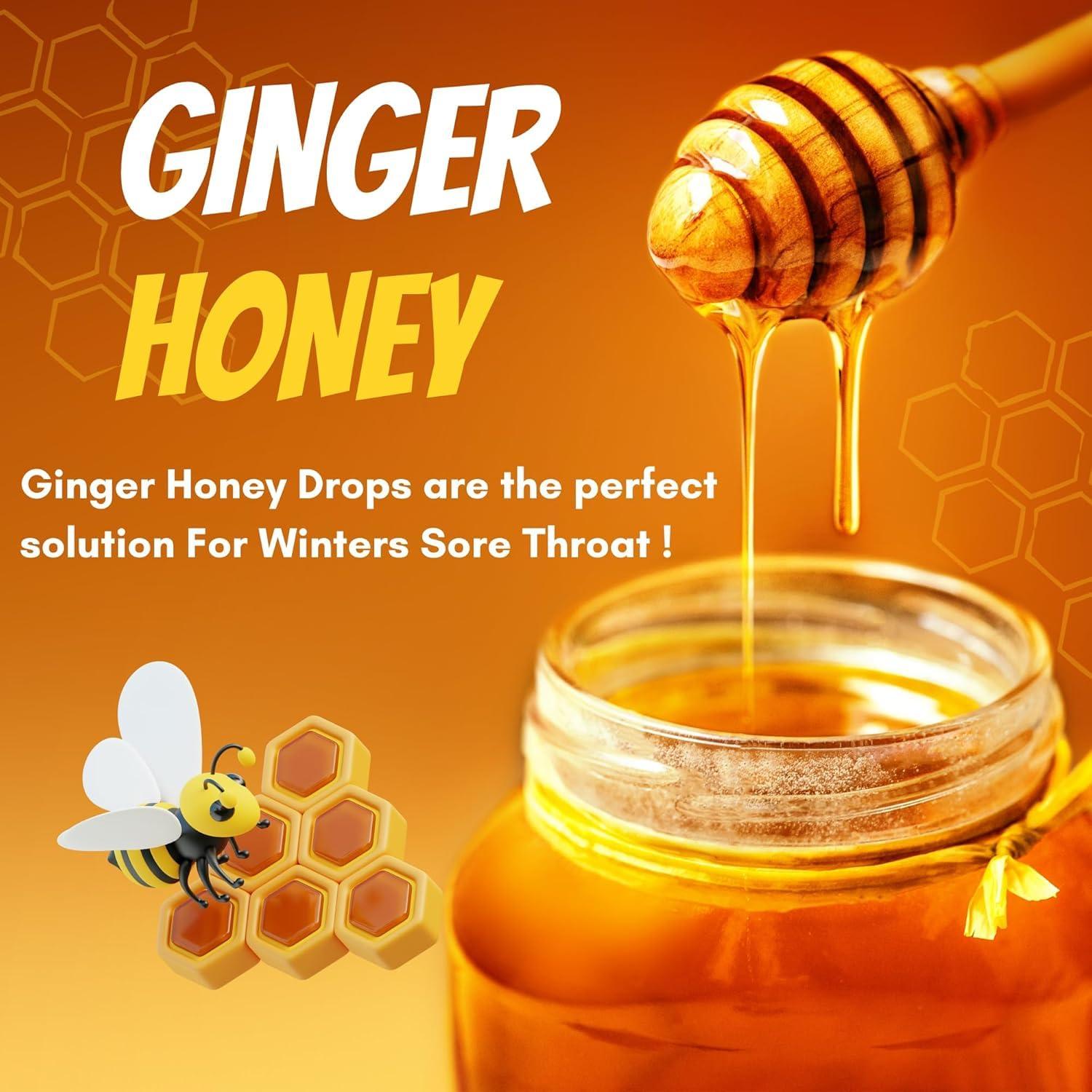 FUTURE ORGANICS –Eat Oragnic! Be Organic!! Future Organics Premium Honey with Ginger - 350 Gram | Delicious Honey Made with 100% Pure, Natural & Organic Ingredients | No Artificial Color | No Added Sugar