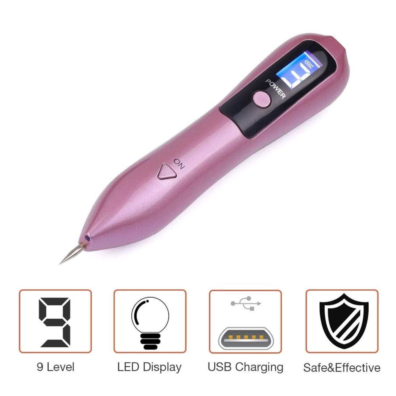 R A Products R A Products LCD Screen Display Beauty Mole Removal Sweep Spot Pen Painless Tattoo Wart Speckle Remover Pen Beauty Portable Care Equipment pen (Multicolor)
