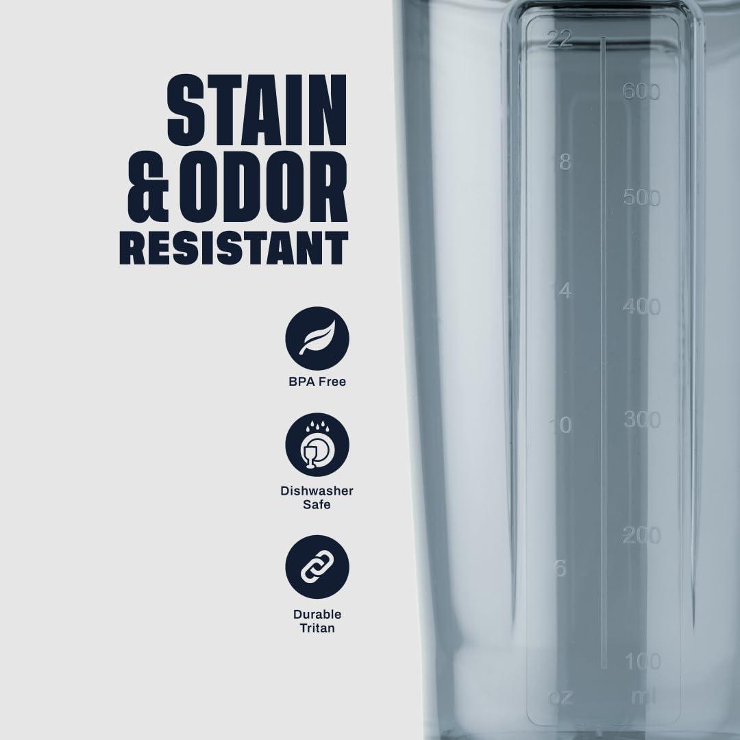 Blender Bottle BlenderBottle Shaker Bottle Pro Series Perfect for Protein Shakes and Pre Workout, 28-Ounce, Cerulean Blue