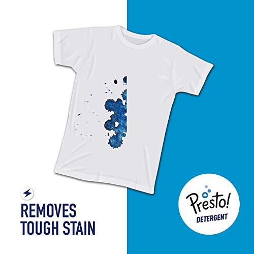 Presto! Amazon Brand - Presto! Matic Front Load Detergent Liquid - 2 L & Amazon Brand - Presto! Dish Wash Gel - 2 Litre (Lime)