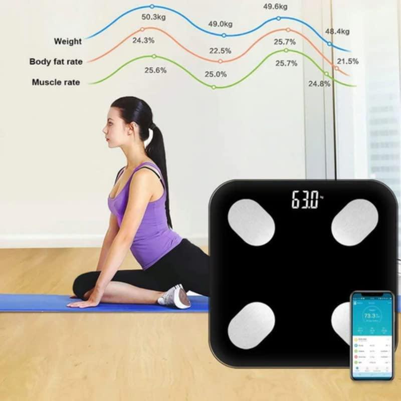 Cospex Cospex Bluetooth Body Fat Monitors Digital Scale for Bathroom Scale Measure Weight and Body Fat BMI Body Composition Analyzer Kitchen Scale(with 2 year replacement warranty)