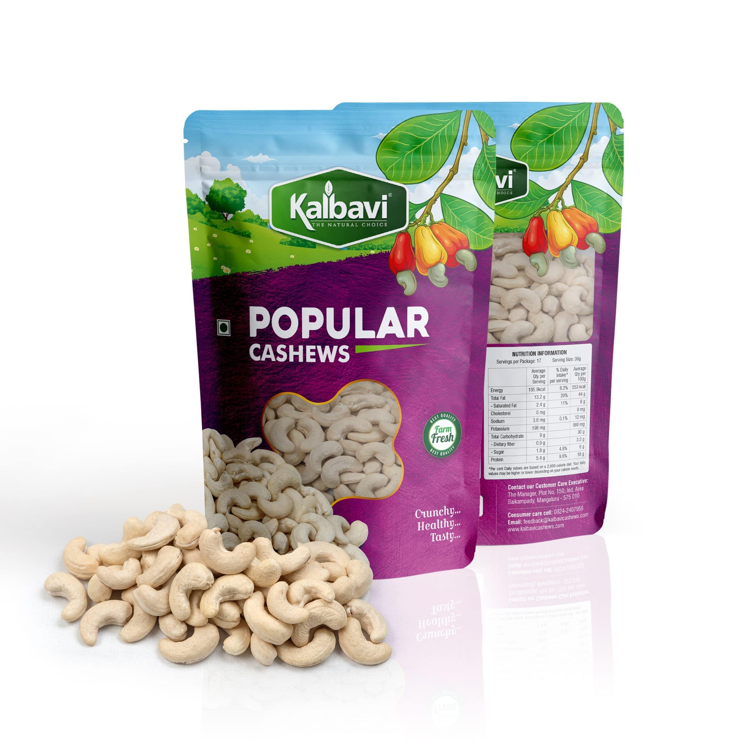 Kalbavi Kalbavi Cashews Popular, 500 g Cashews