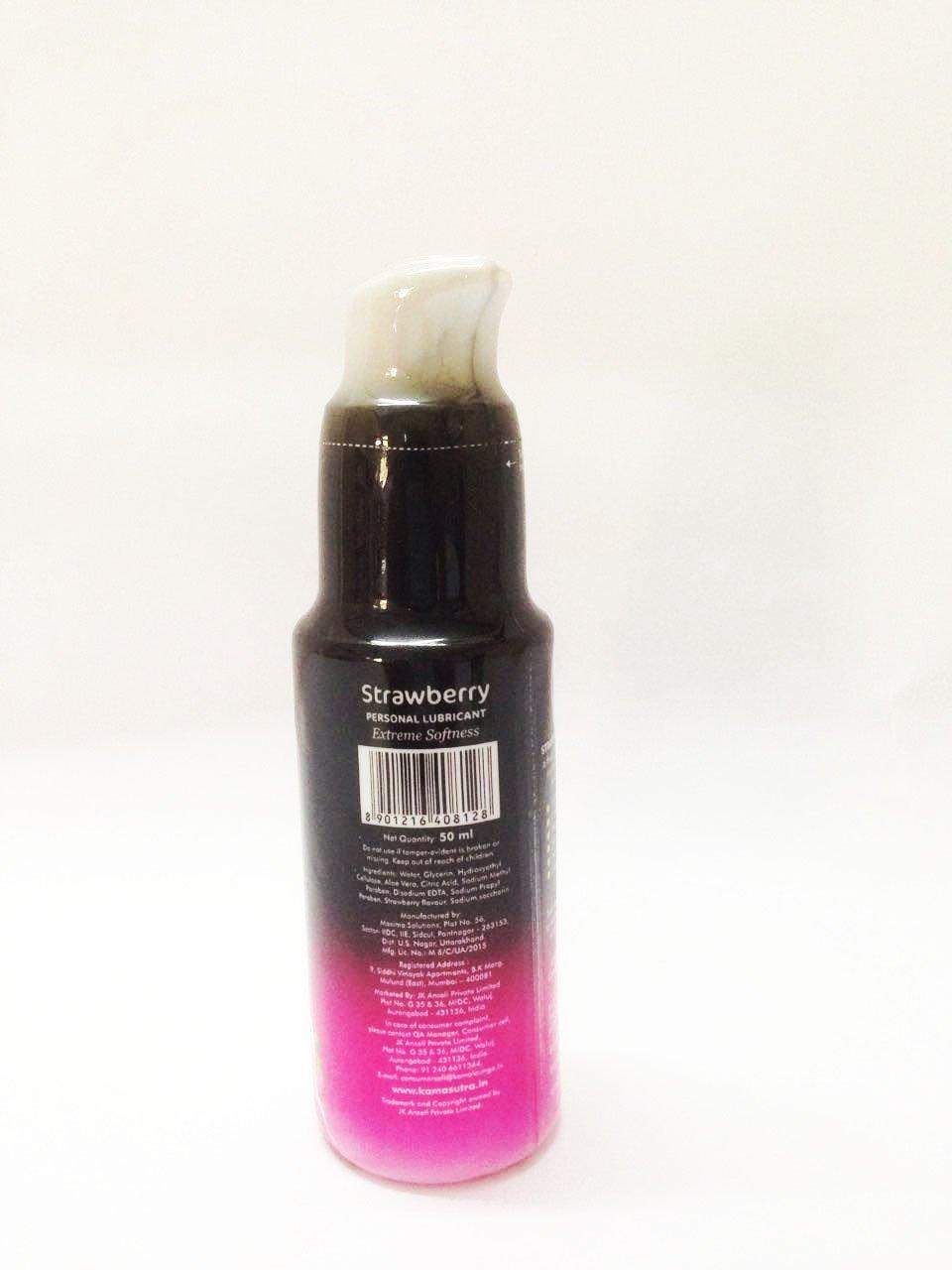 KamaSutra KamaSutra Aloe & Vitamin E Personal Lubricant - 50 Ml + Strawberry Personal Lubricant - 50 Ml