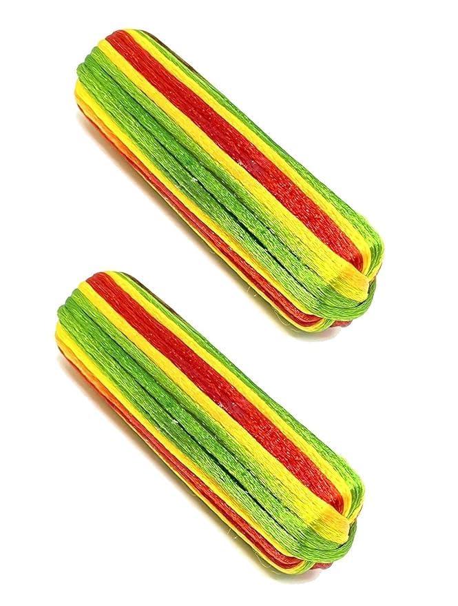 pst Silk Pooja Kalawa Moli Thread Mauli Dhaga 1 Roll (Silk) Puja Kalava Raksha Sutra Mannat Dhaga Sacred Threads Roli Hand Band (Multi Coloure 11 Feet) Pack of 1 ARV4