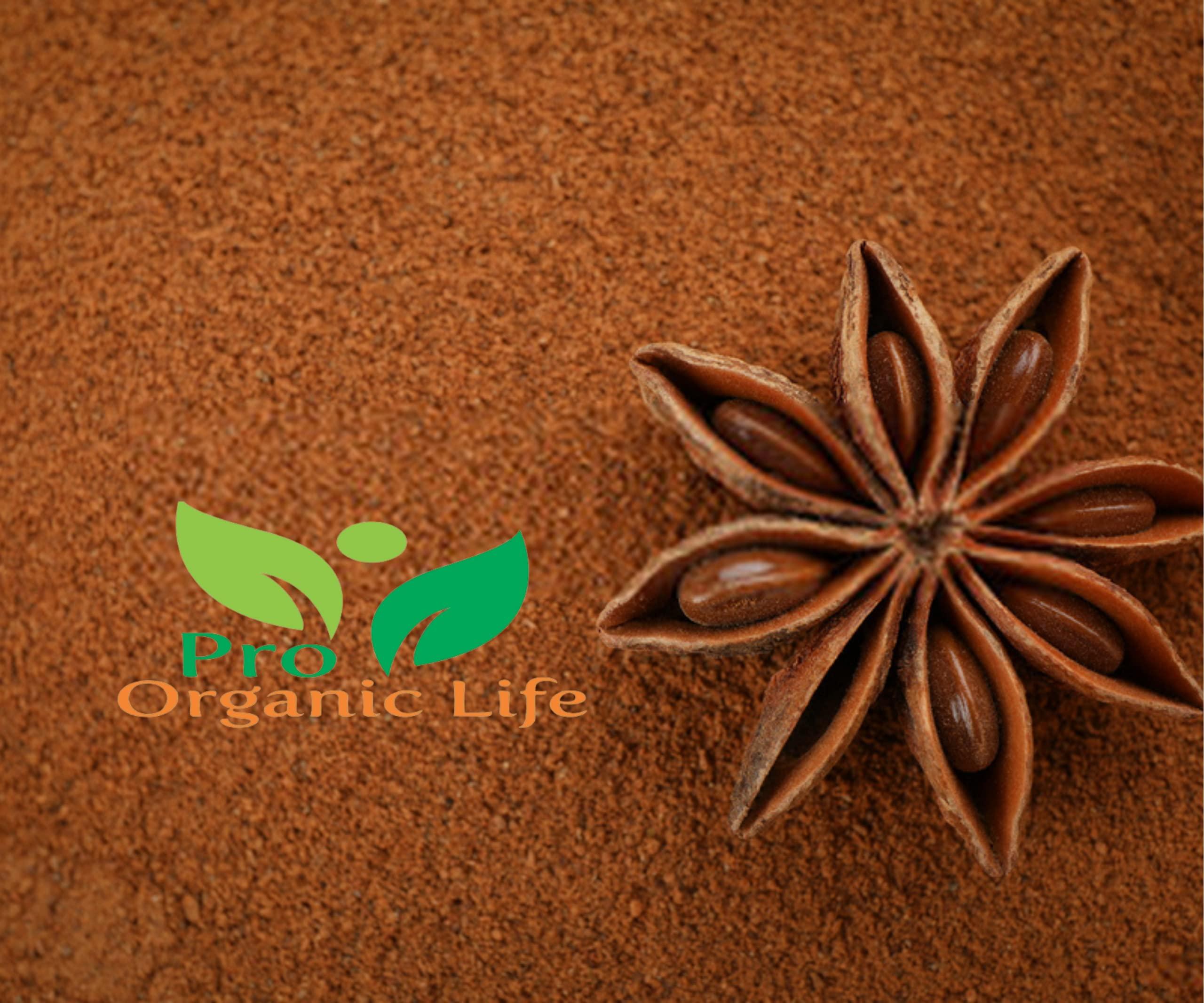PRO ORGANIC LIFE Pro Organic Life dried whole star anise powder spice Indian spices star herb powder 200 grm