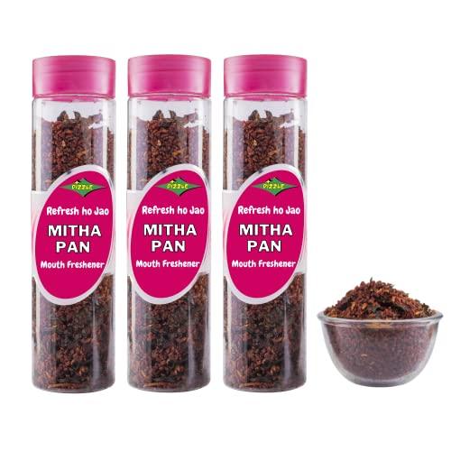 DIZZLE Dizzle Supari Mouth Freshener Mitha Pan (140 gm) (Pack of 3)
