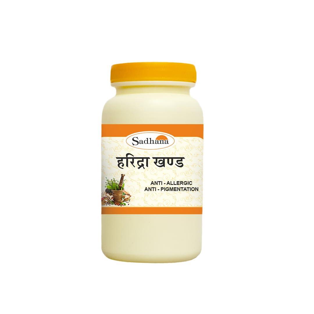 SADHANA AYURVEDICS PVT. LD. Sadhana Ayurvedic Haridra Khanda - 200Grams | Pure & Natural Ayurvedic Supplements For Skin Health - (Pack of 2)