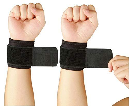 TIMA Tima Sweatband Wrist Band/Wrist Support for Gym and Sports Activities Pack of 2