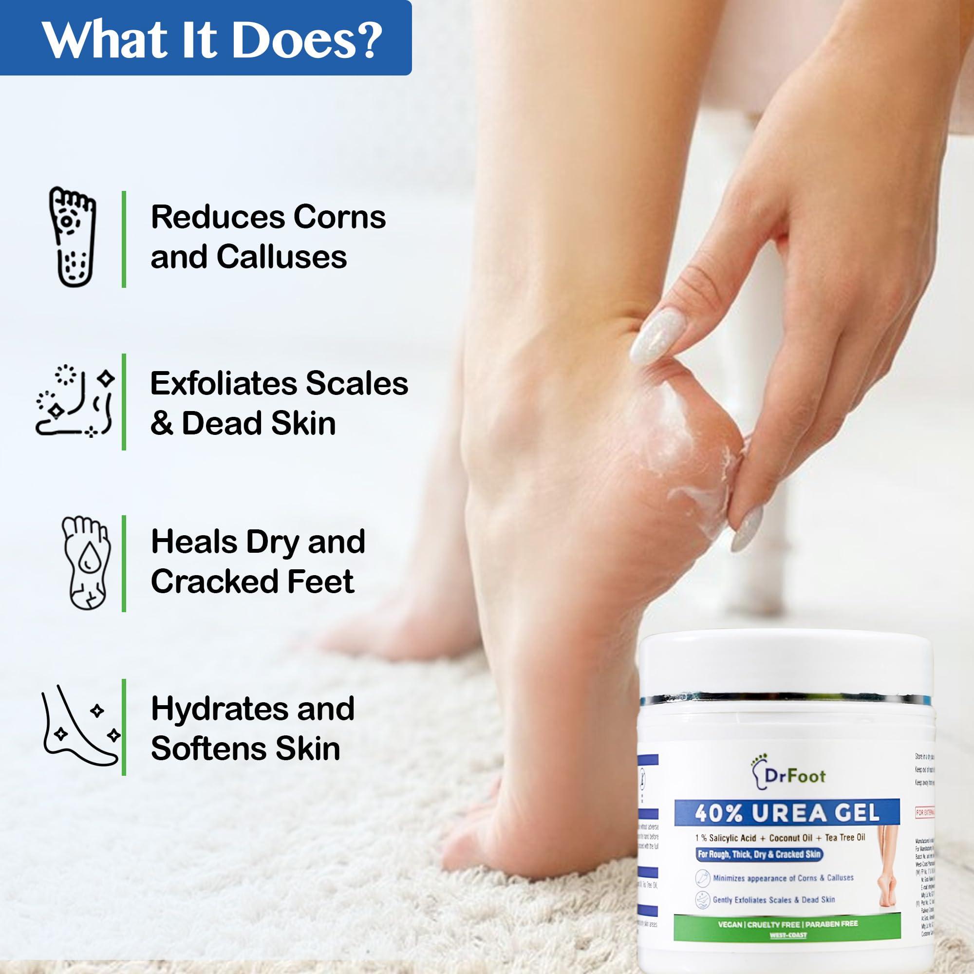 Dr Foot Dr Foot | 40% Urea Gel with 1% Salicylic Acid (Pack of 2)