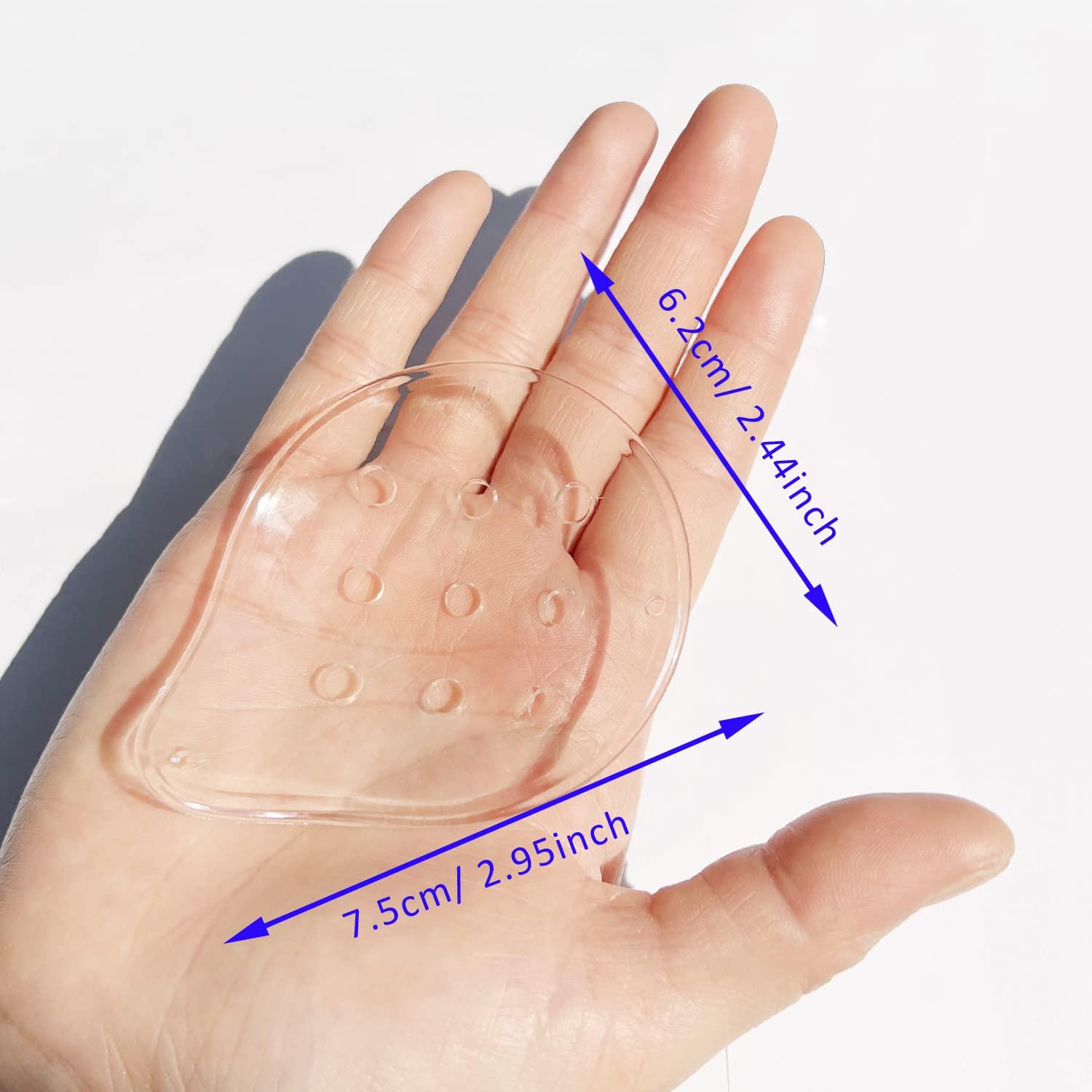 Vandorla Vandorla Eye Shield, 2 Pcs Plastic Eye Shield Eye Patch for Eye Protection Eye Surgery Covering Breathable with 2 Elastic Rope, Transparent