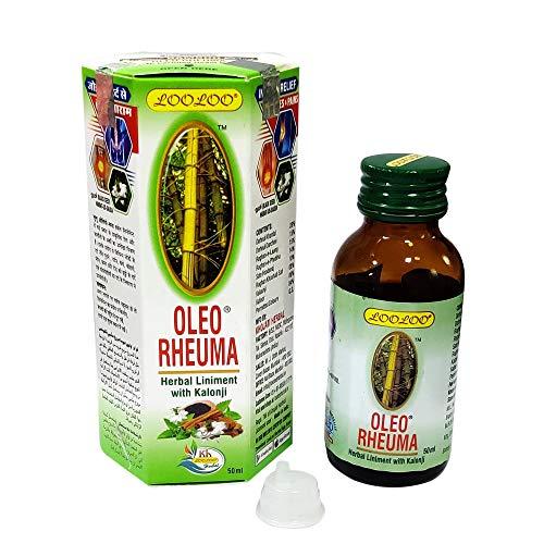 Ayush Ayush Oleo Rheuma Oil Herbal Liniment with Kalonji - 50ml x Pack of 1, (Model: AF//KH05-50-1)