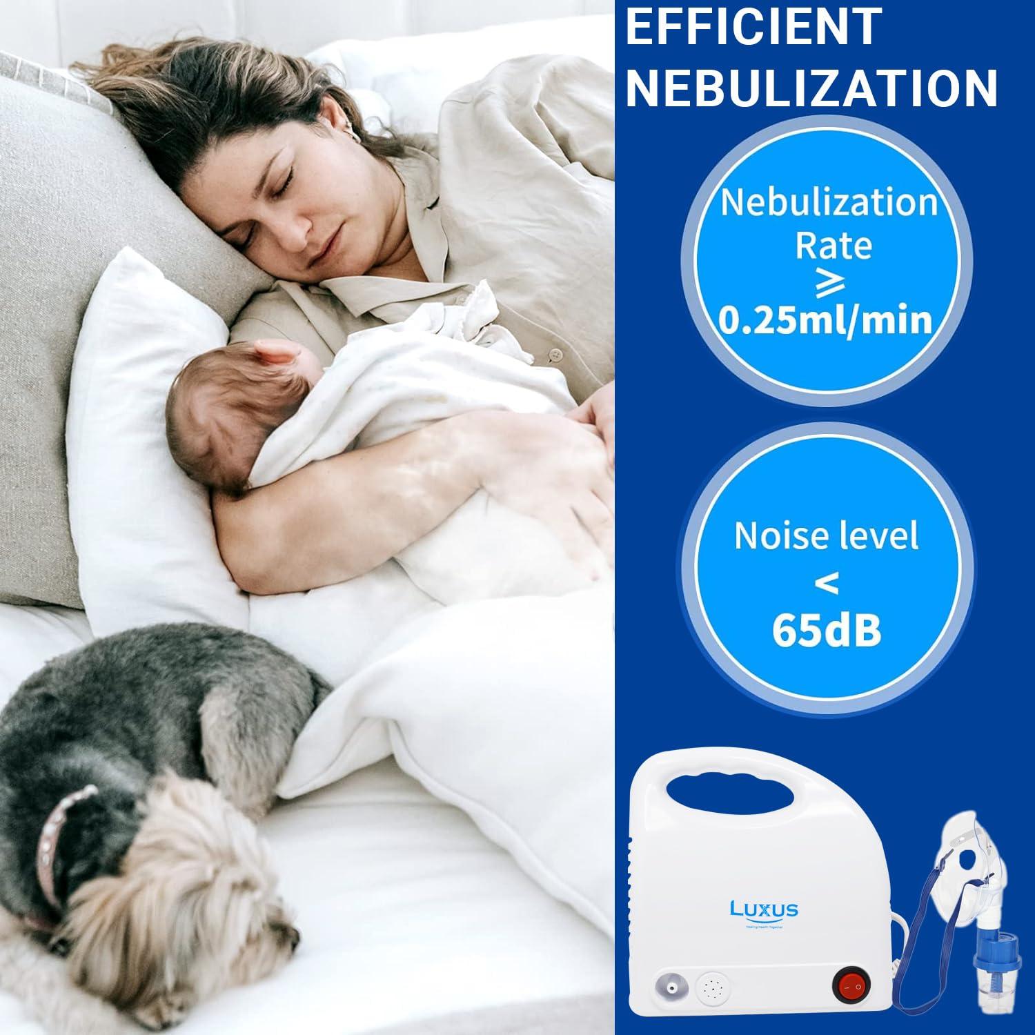 LUXUS Luxus Nebstar LX-108 Nebulizer with Complete Kit for Adult and Child Nebulizer
