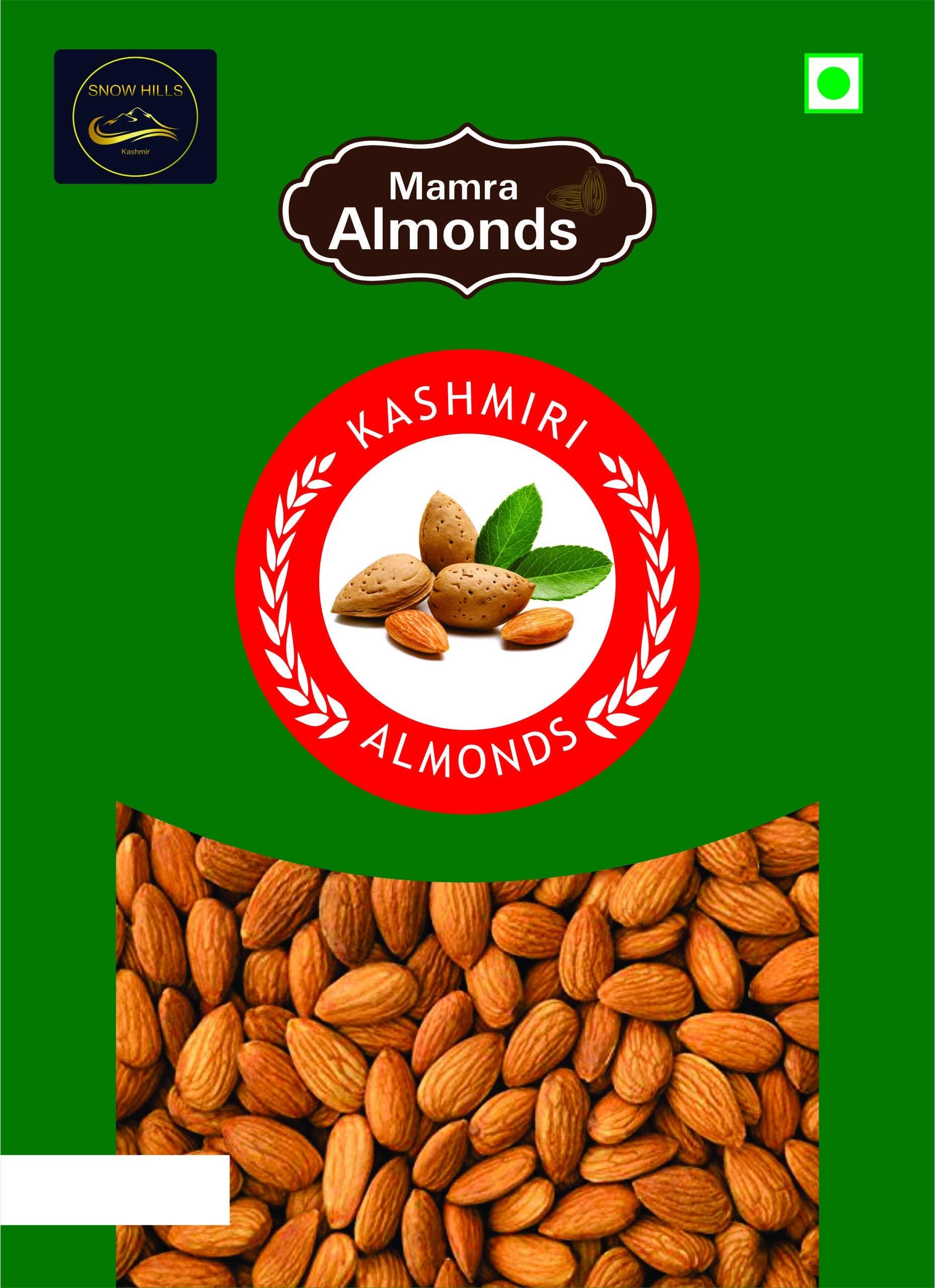 Snow Hills Kashmir Kashmiri kagzi badam in Shell (Mamra Badam) (4kg)