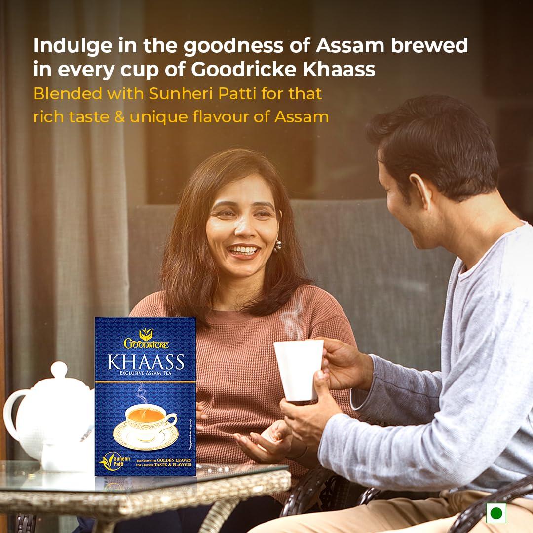 GOODRICKE GOODRICKE Khaass Assam, Loose Leaves Ctc Tea - 250 Gm | Richer Taste & Flavour | Iresistible Aroma
