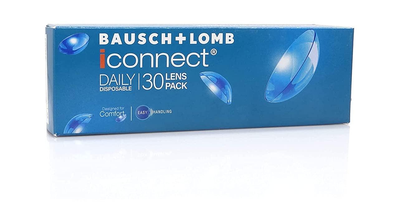 Bausch & Lomb Bausch & Lomb Iconnect Daily disposable Contact lens - 30 Lens Pack (-3.00)