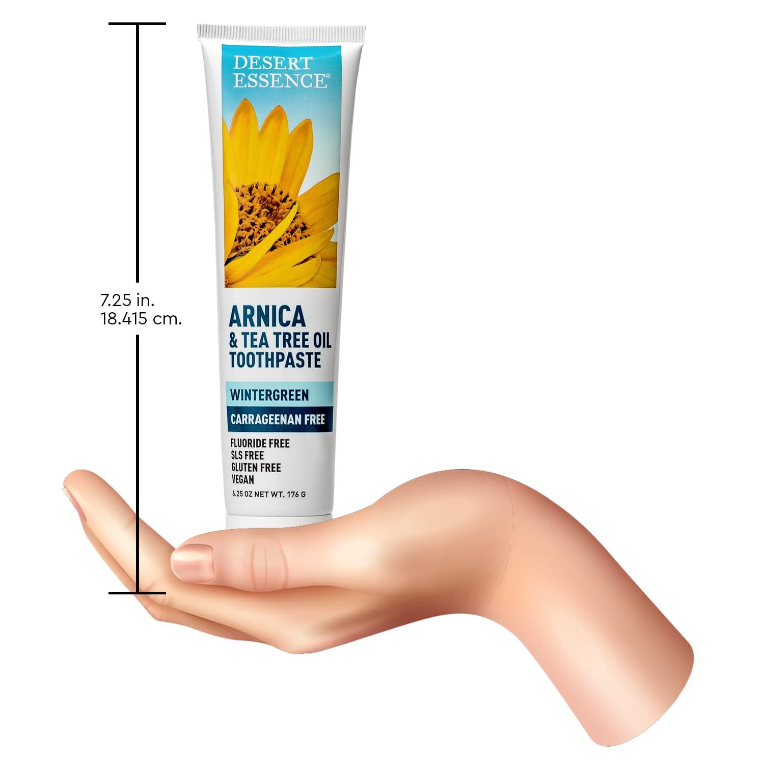Desert Essence Desert Essence - Carrageenan Free Arnica & Tea Tree Oil Toothpaste Wintergreen 183164