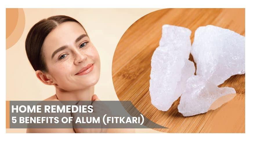Sanwariya International Desi Alum Stone, Fitkari Stone, Phitkari For Glowing and Tightening Skin (800)