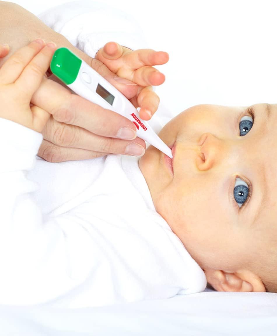 Coronation Coronation DT-A401R Digital Thermometer | Quick Measurement for checking Body Temperature | Fever Check| For Oral & Underarm use | Rigid Tip