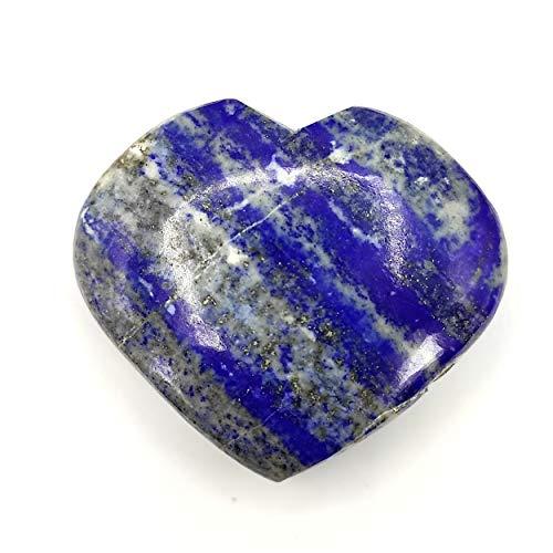 Plus Value Plus Value Lapis Lazuli Heart Lajward Lajwart Stone for Purify Your Mind - Feng Shui Reiki Healing Crystal (80 to 100 Grams)