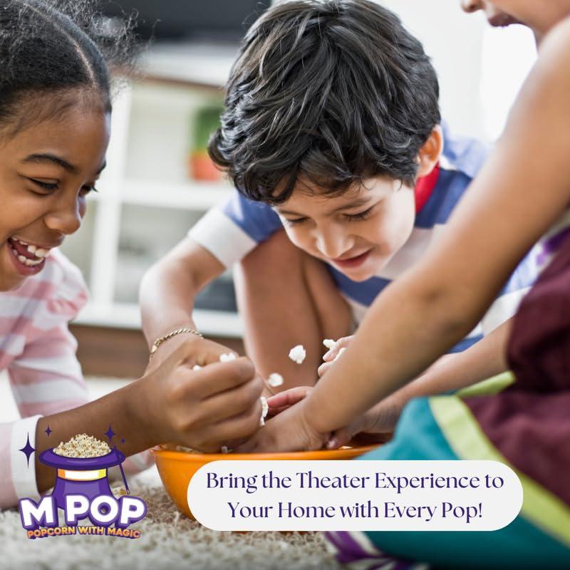 M POP M POP Classic Salted Instant Popcorn with Magic | Theatre Like Popcorn at Home (70g, Pack of 10)