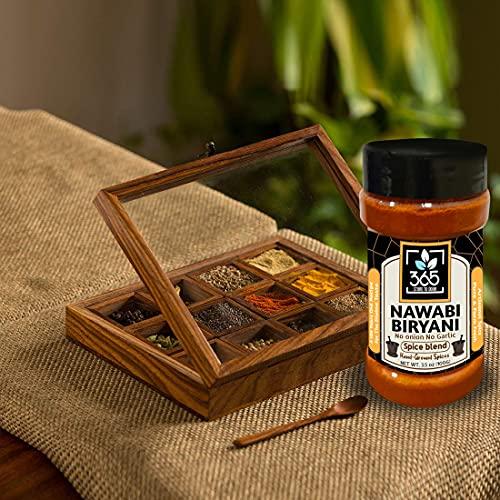 365 STORE TO DOOR 365 STORE TO DOOR Indian Spice - Jain Nawabi Biryani Masala, 100 gm | Homemade Powdered | for Healthy Cooking | Ready to use | All Seasonings Spices | Pure & Hygiene | Spice Mix – Pack of 1 (100 gm)