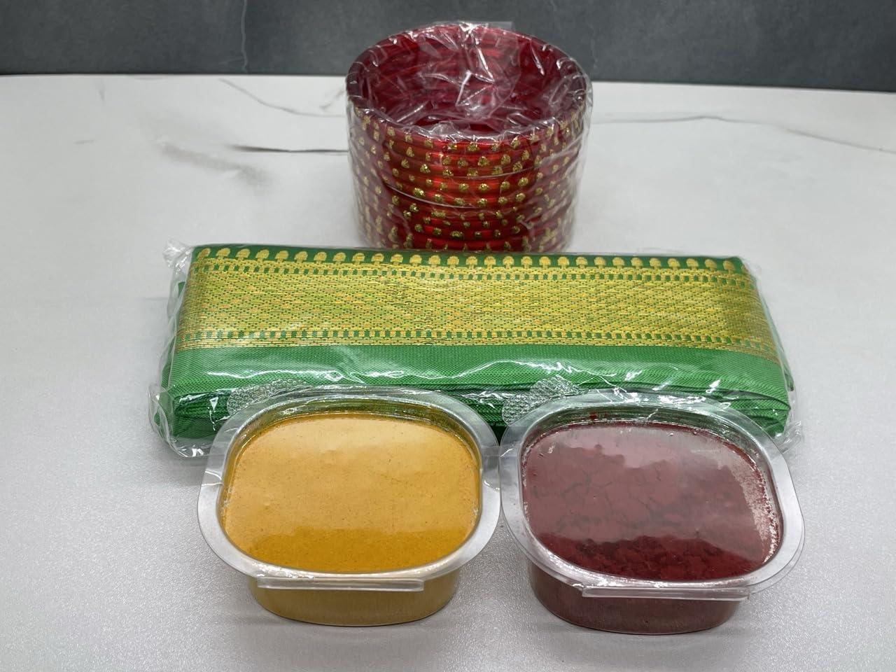 Complete Bagina Set Premium 16 Items for Gowri Gan Premium 4 Items Bagina Set for Gowri Ganesha Festival, Morada Bagina Contents, Anycolor