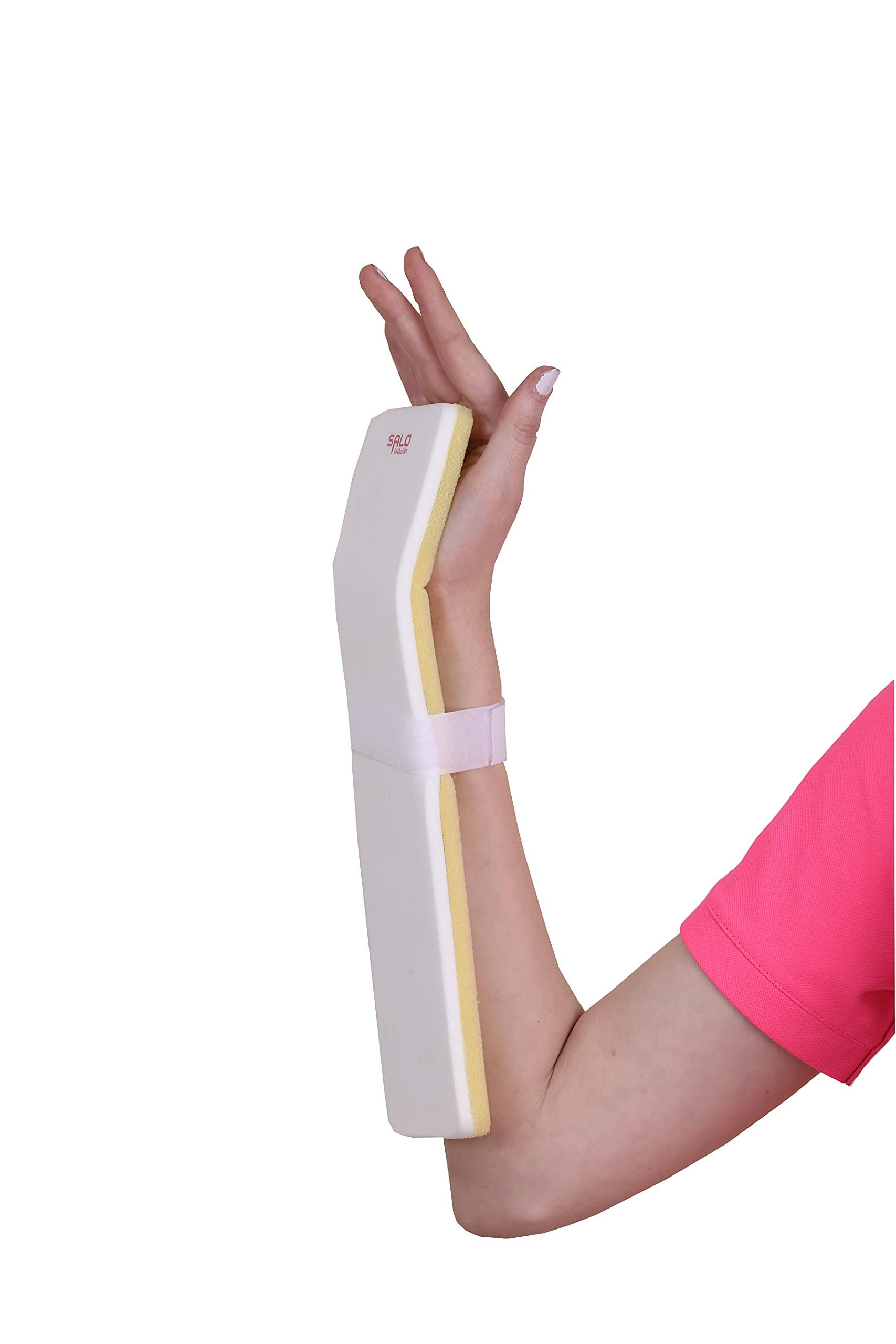 SALO Orthotics SALO Orthotics emergency U splint - Emergency Medical Splint roll - Fixed emergency U splint - First Aid shank Bone splint (LONG, ARM)