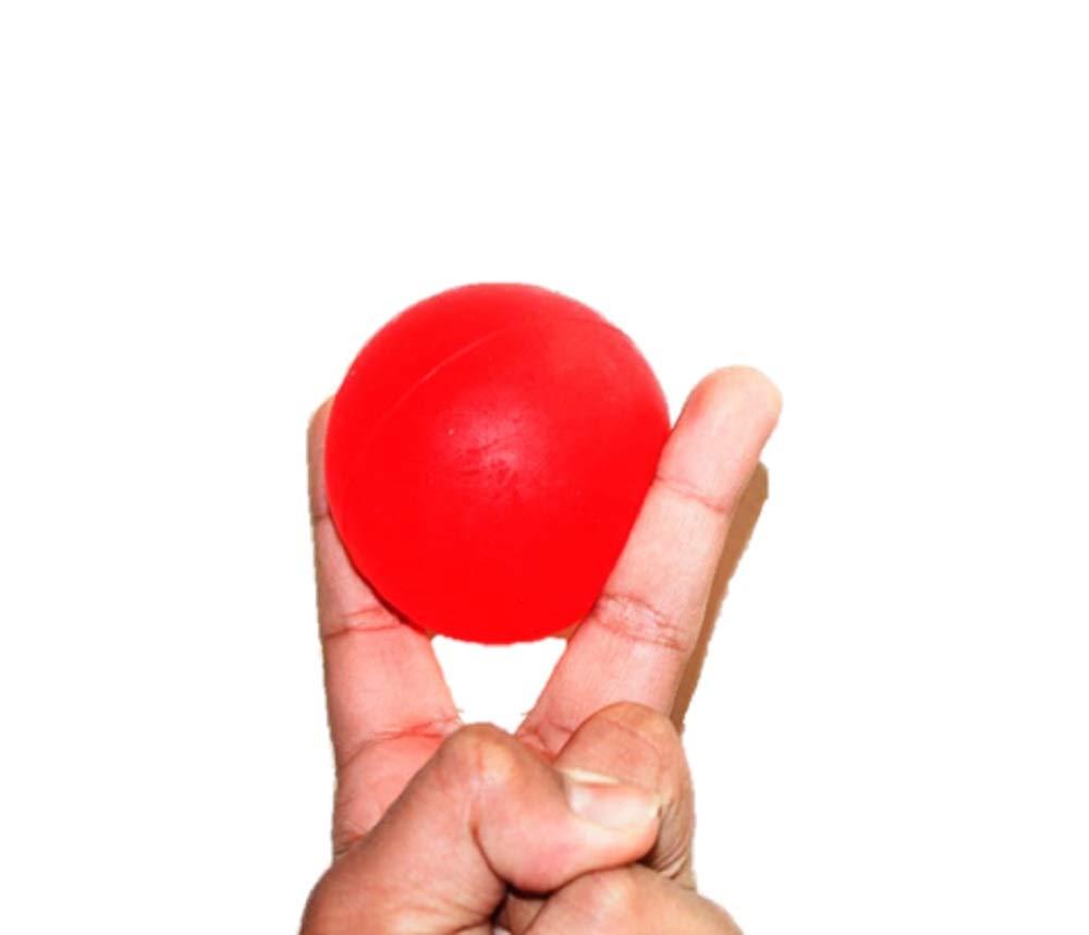 NAB NAB Gel Ball for Hand Exercise- Hand Grip Strengthener- Stress Relief Therapy- Non-Toxic BPA Free (Universal Size-Red)