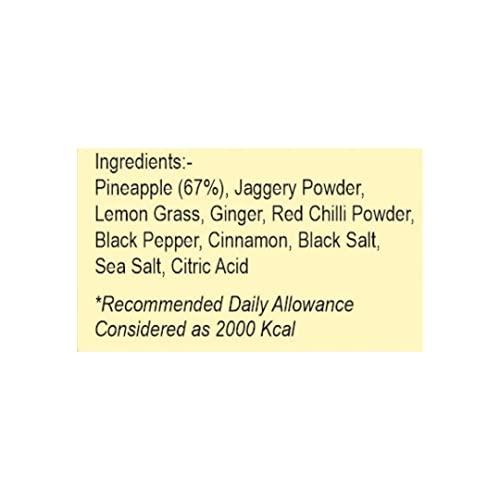 Anaras Anaras Spicy Dried Pineapple 55g Pack of 4 I Ananas Dried Spicy Candy 220g I NAFED Quality Assured