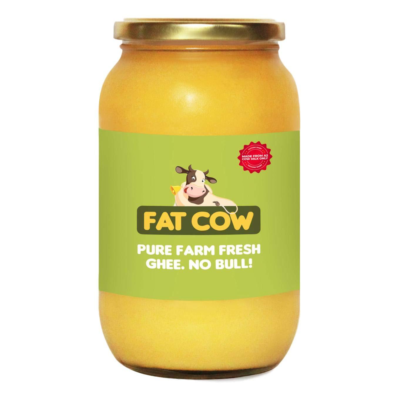 Fat Cow Dairy Fat Cow Dairy 100% Pure Farm Fresh A2 Desi Ghee 1000ml - made via Bilona method