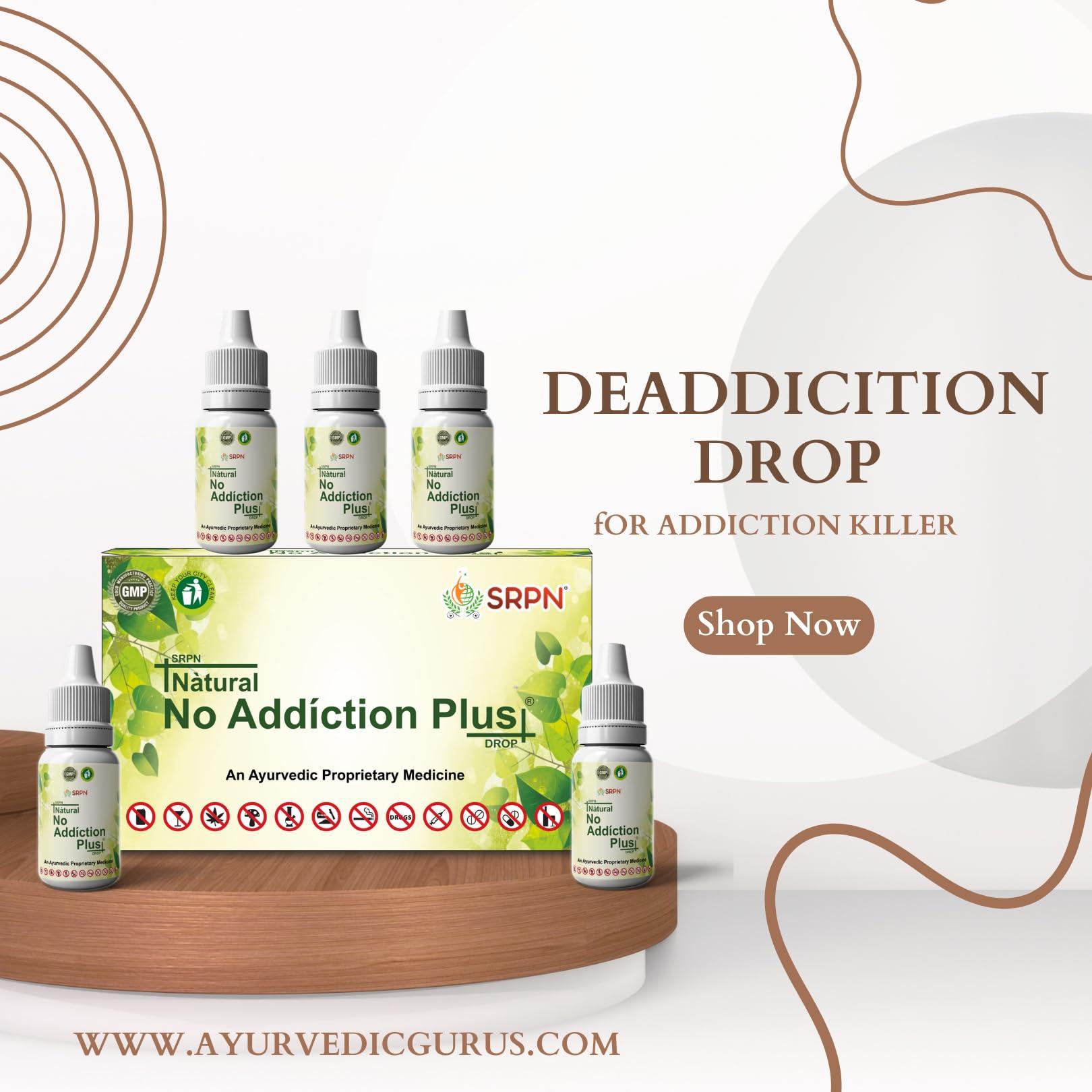TRIBACARE No Addiction Plus Drop Ayurvedic Deaddiction Medicine for Alco hol Ban Addiction Killer 150ml