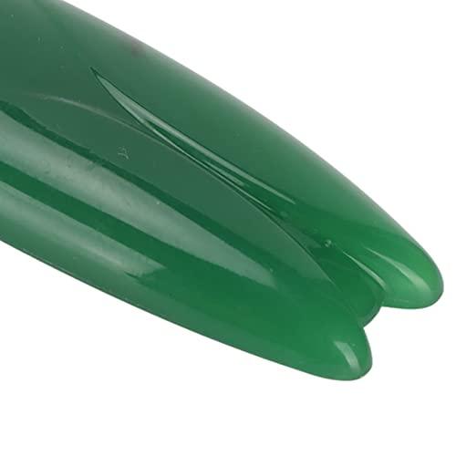 JAWL Gusha Facial Tools, Gua Sha NoseTool V Jawline For Face Puffiness Reduction (Green)