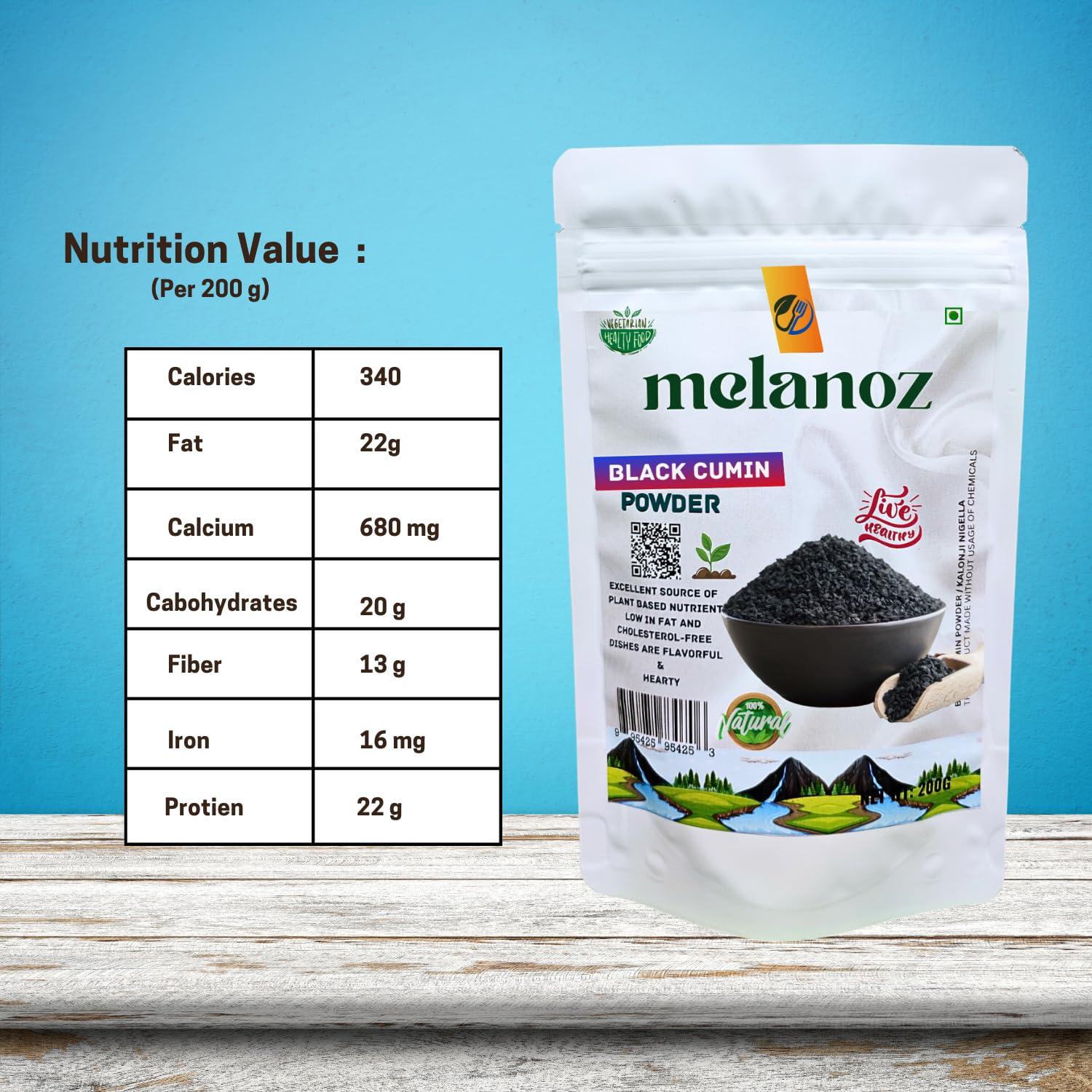 Melanoz Melanoz Fresh Black Cumin | Kalonji Nigella Seeds, 250 g