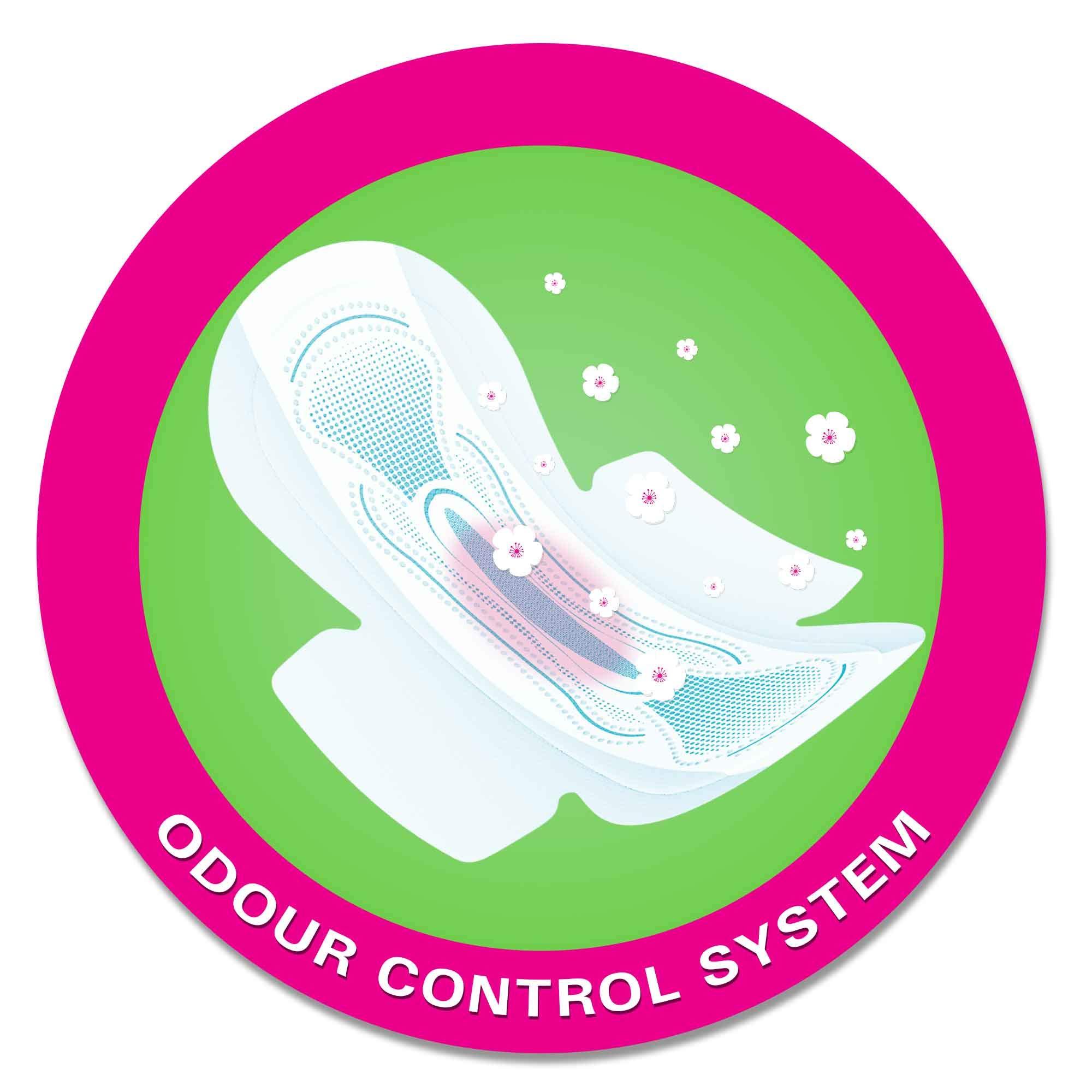 Wonderize Wonderize Ultra Dry Anti Leak XL Sanitary Napkins with 3X Absorption for Heavy Flow (30 Pads) + Soft Comfort XL Size Cotton Sanitary Napkins for Normal Flow (15 Pads)