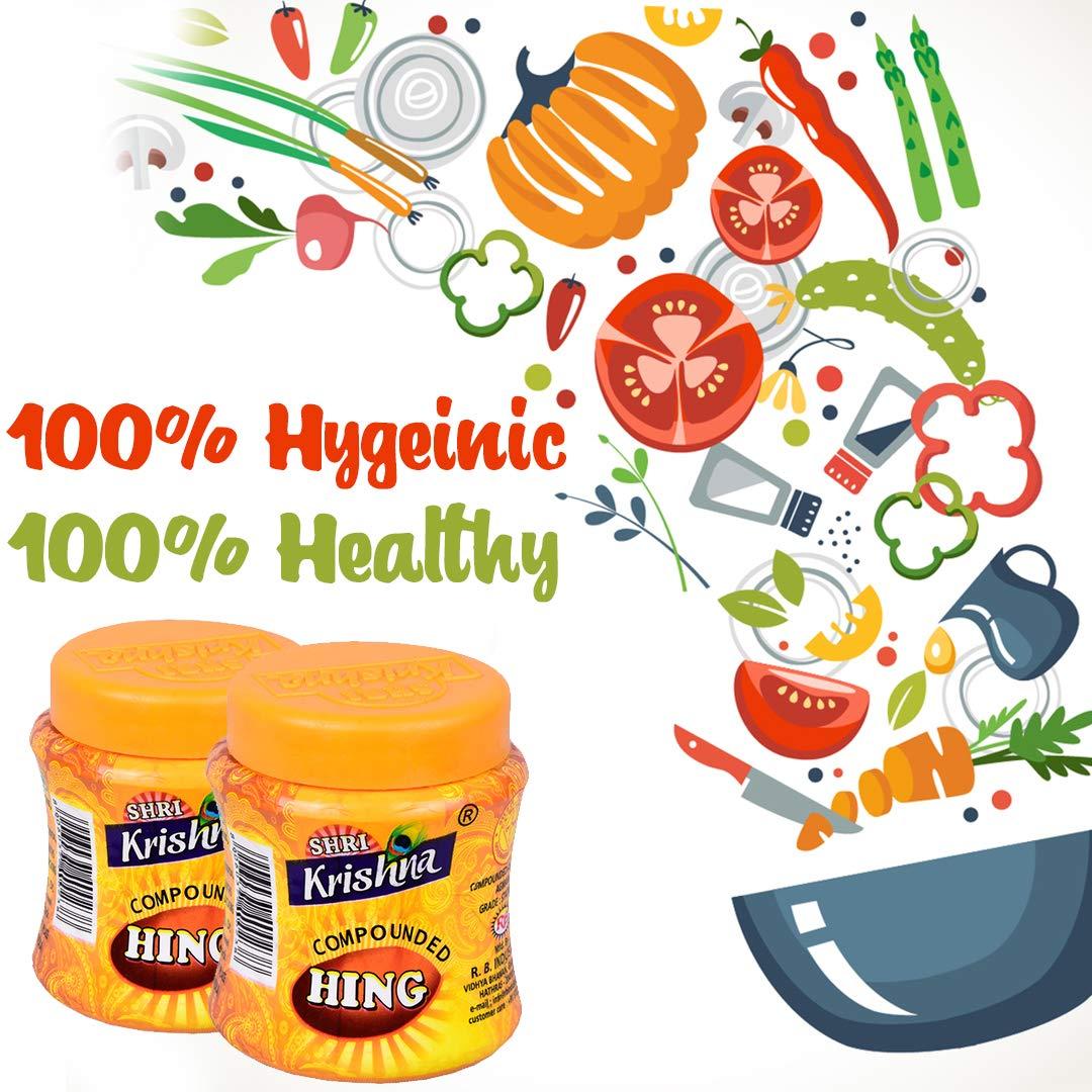 R.B. Industries Shri Krishna Hing Compounded Asafoetida Powder - Combo Box of 50 Gm + 50Gm+ 25Gm Hathras Heeng