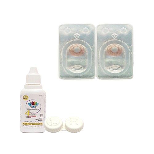 Diamond eye Diamond Eye Brown Colored Contact Lenses Quarterly Disposable Color Lenses By T&R Lens