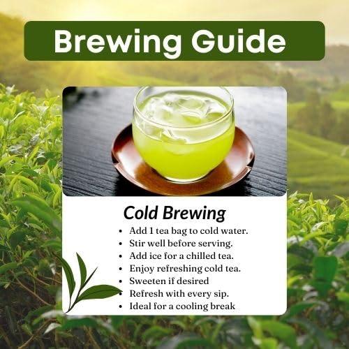 Tea Leaf & Co. Tea Leaf & Co. Sweet Hibiscus Cinnamon Green Tea (30 Pyramid Tea Bags Pack of 2) | Improves Immunity | Antiseptic Properties | Boost Sleep Quality - Brew Hot Tea or Iced Tea