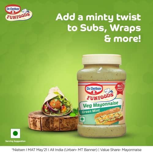 Dr. Oetker Funfoods Mayonnaise Green Mint, 250g